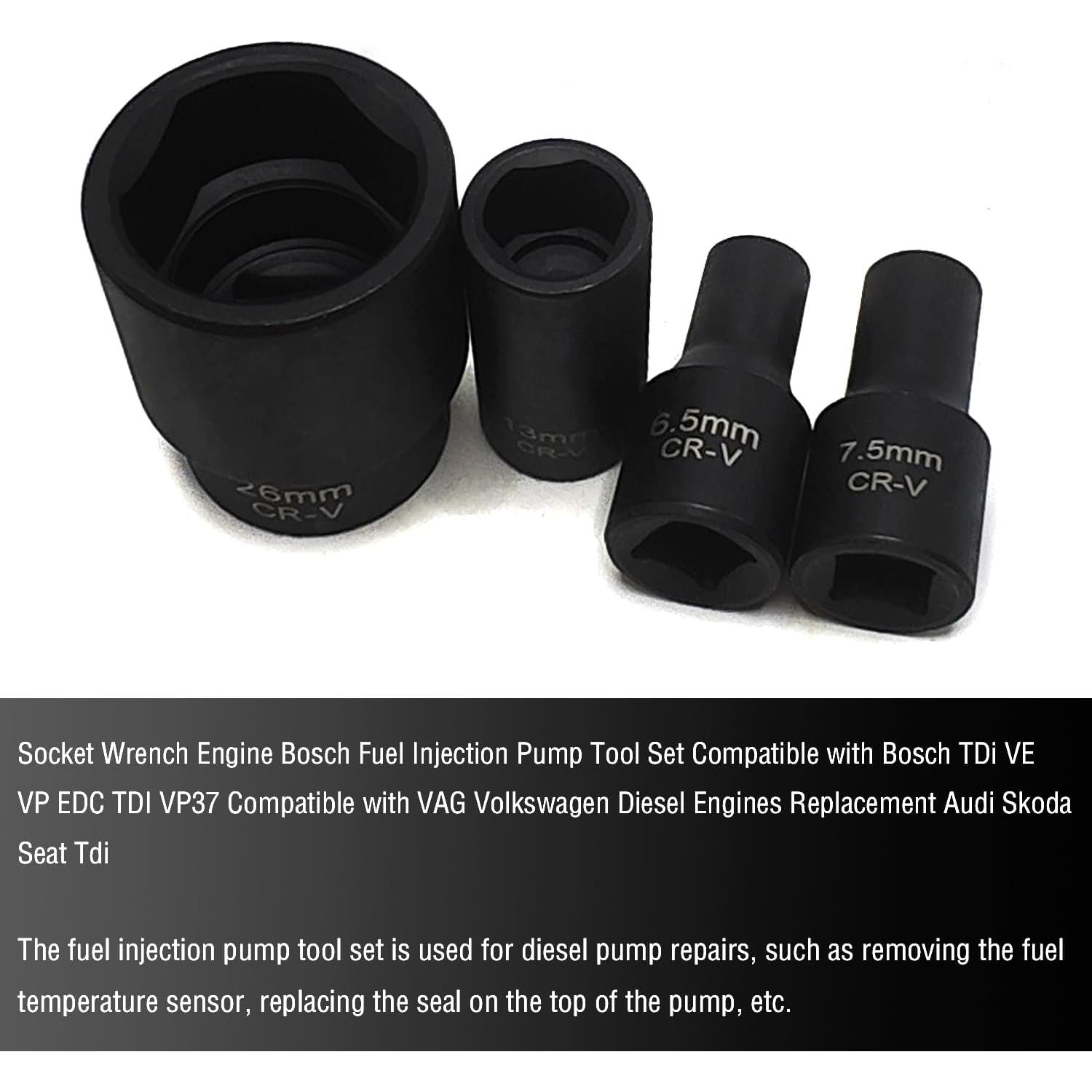 Juego de Herramientas de Inyección Diésel JEUCLEL 5 Piezas