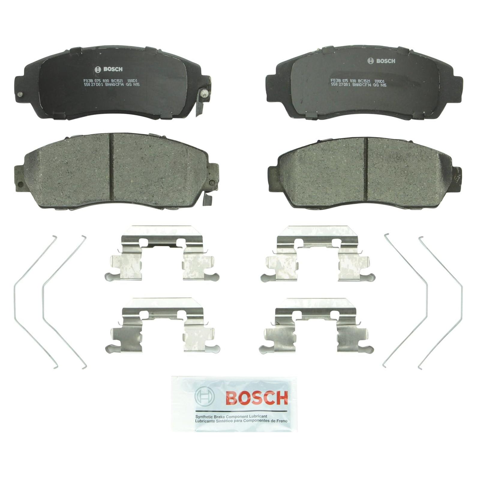 Pastillas de Freno Cerámicas BOSCH BC1521 Delanteras para Acura y Honda