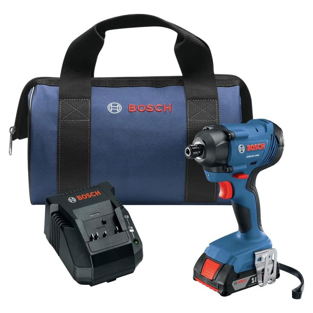 Destornillador de Impacto Inalámbrico Bosch GDR18V 18V 2Ah Renovado