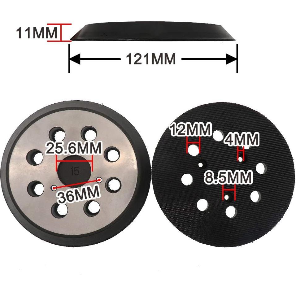 Pad de Respaldo de 5" para Lijadora Orbital DeWalt DW421