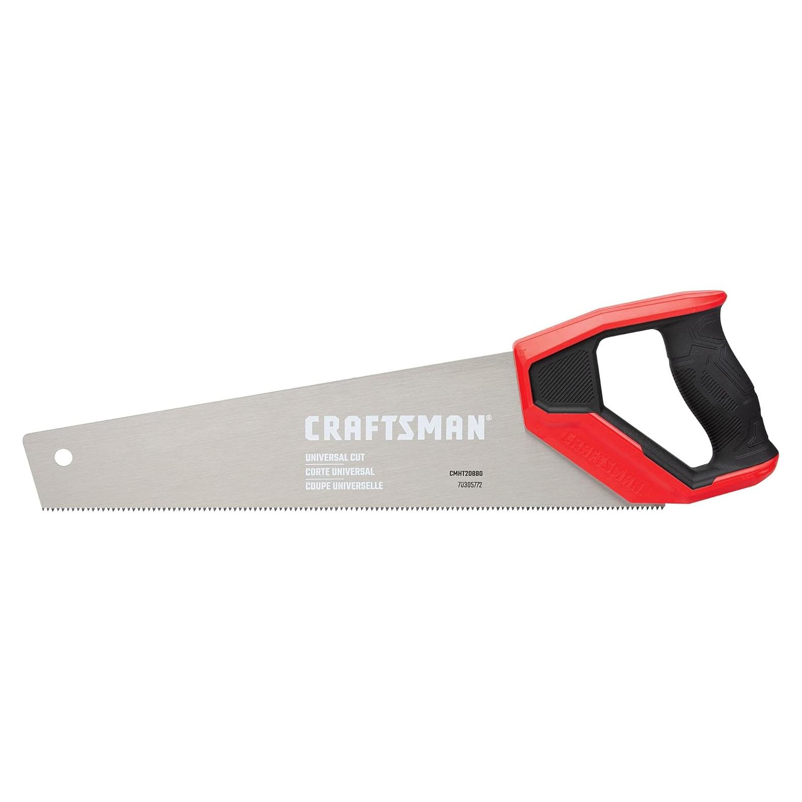 Sierra de Mano CRAFTSMAN 15 cm, Dientes Endurecidos, Ergonomía