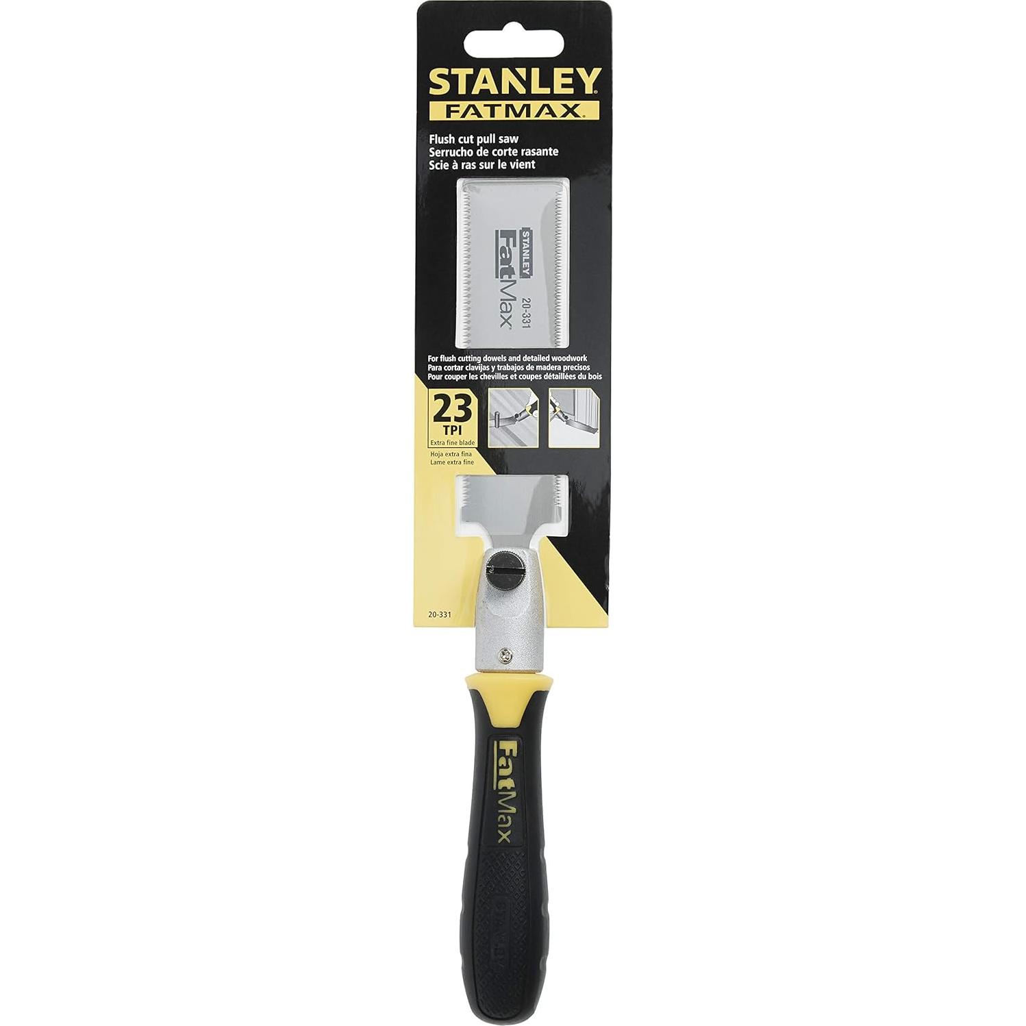 Sierra de Corte Plano Stanley 20-331 12 cm 23 Puntos por Pulgada