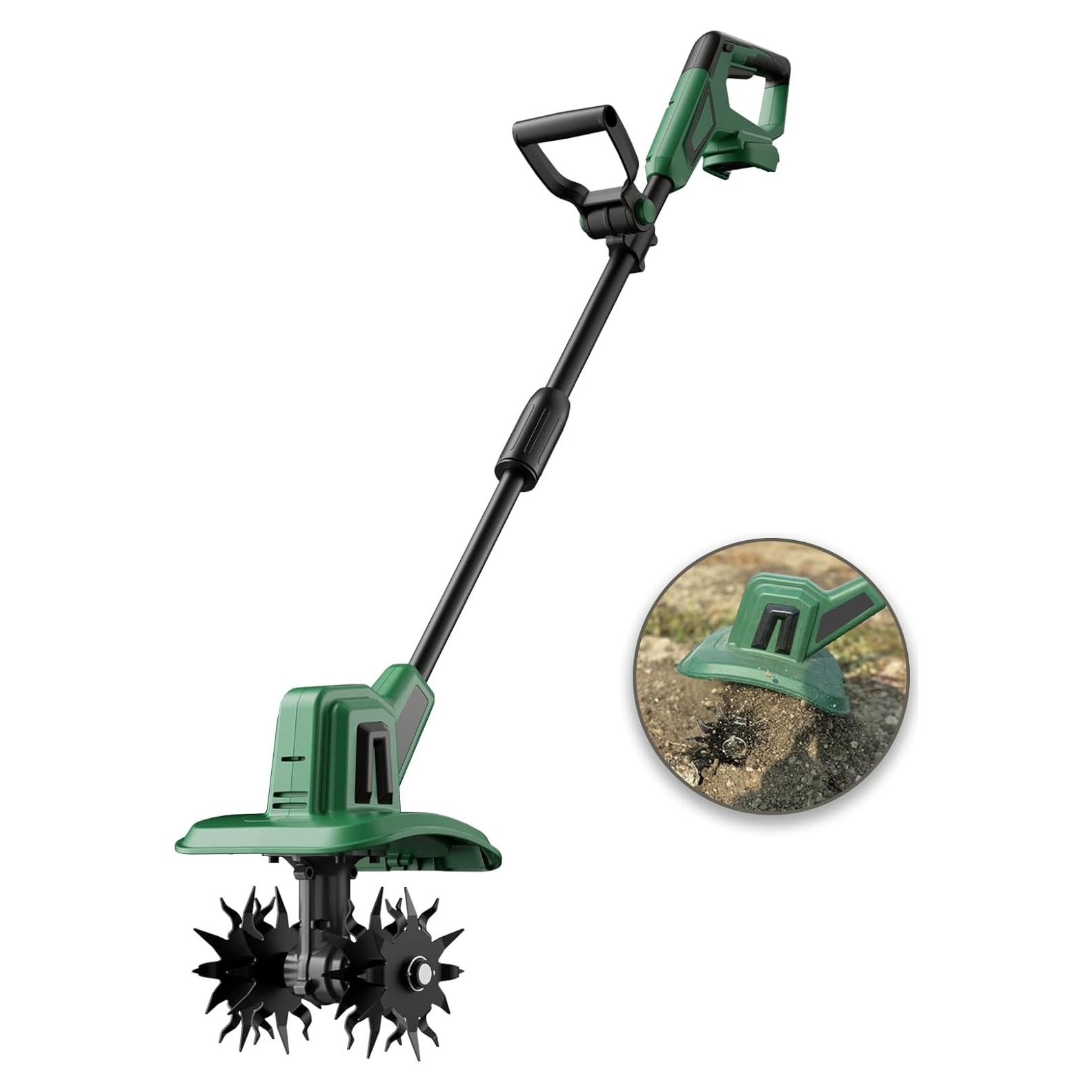 Cultivador Eléctrico Inalámbrico Mayoki TLMT18 270 RPM 22 cm