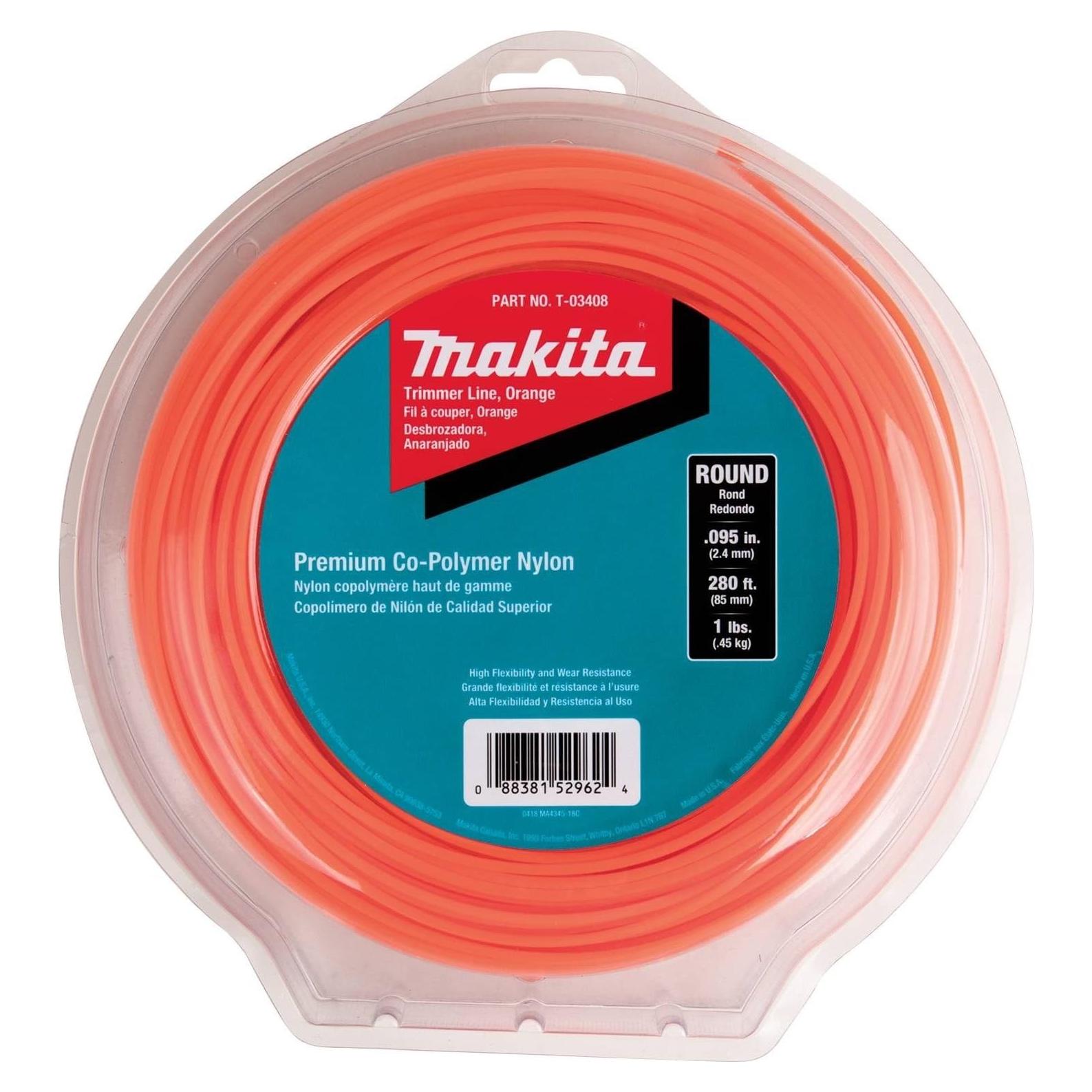 Línea de Recortadora Redonda Makita T-03408 280m 0.45kg