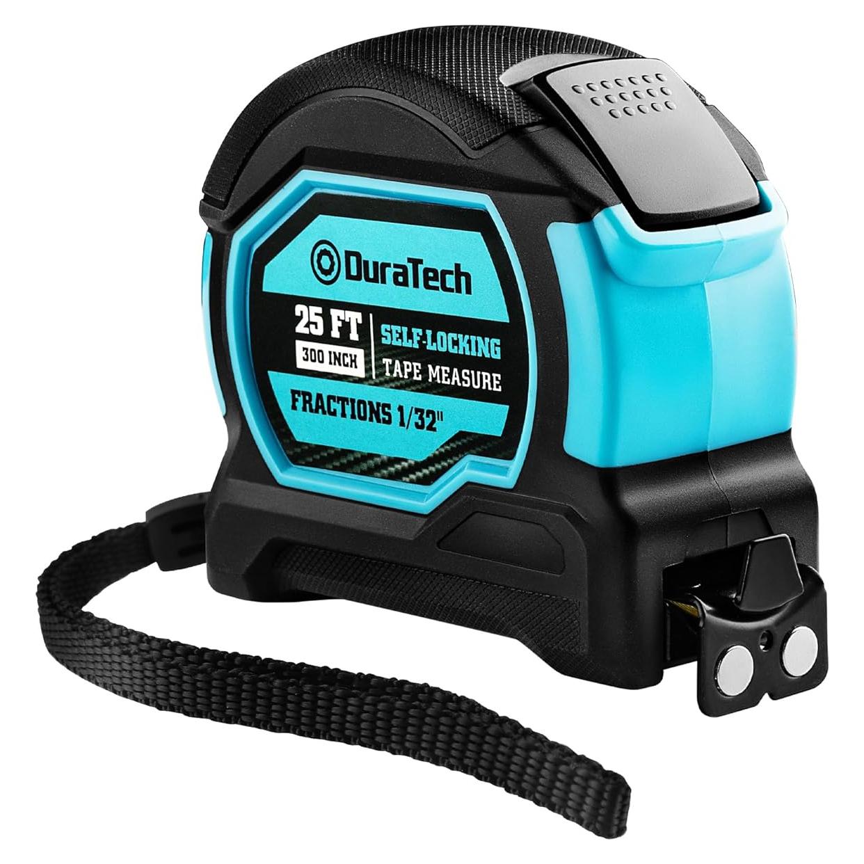 Cinta Métrica Duratech 7.62m Auto-Bloqueo Magnética Doble Cara