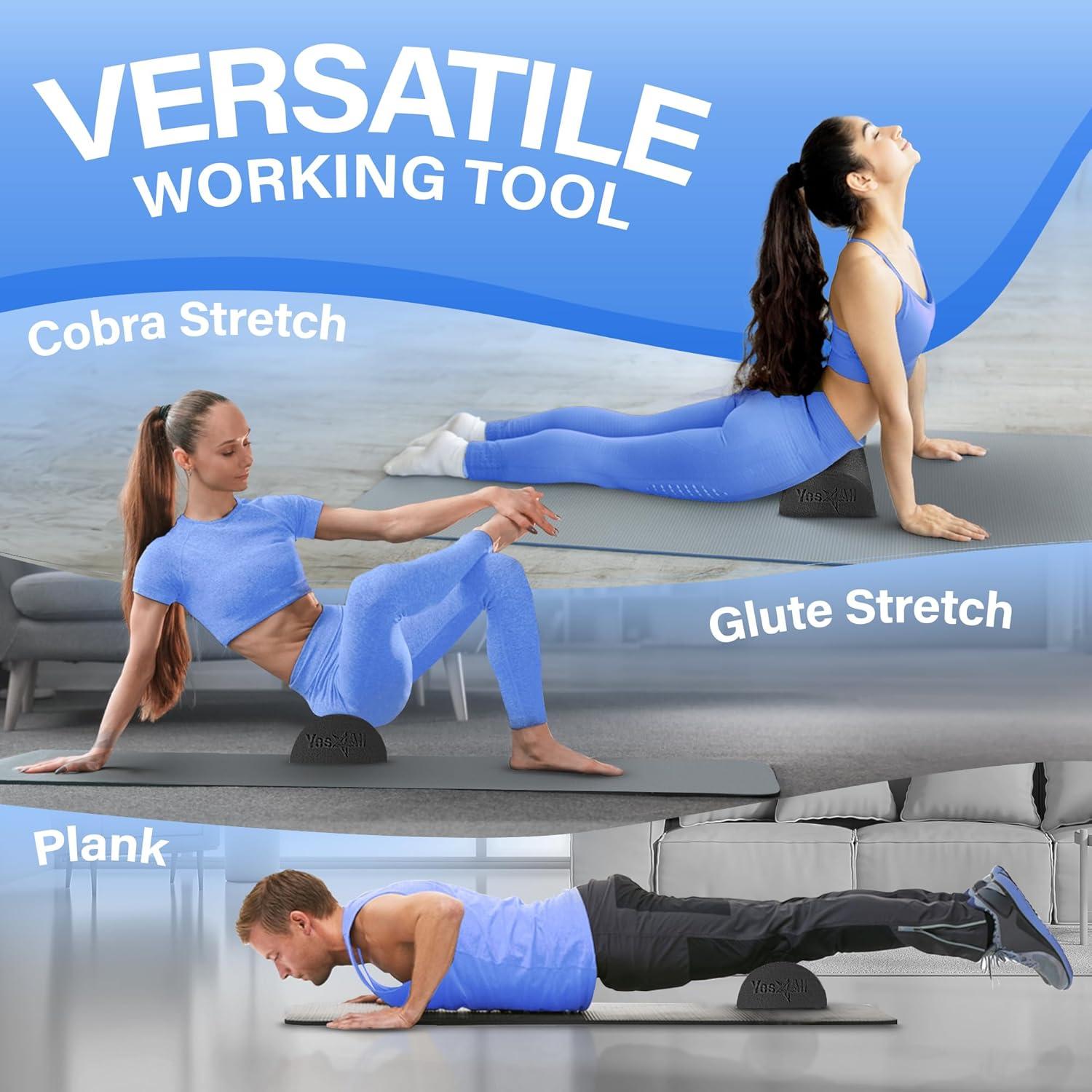 Rodillo de Espuma Mediana Firme Yes4All 30.48 cm para Masaje