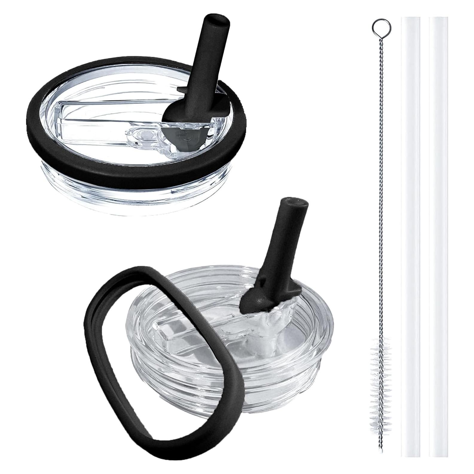 Paquete de 2 Tapas Reemplazo Stanley 40 oz - Aooiiysd Negro