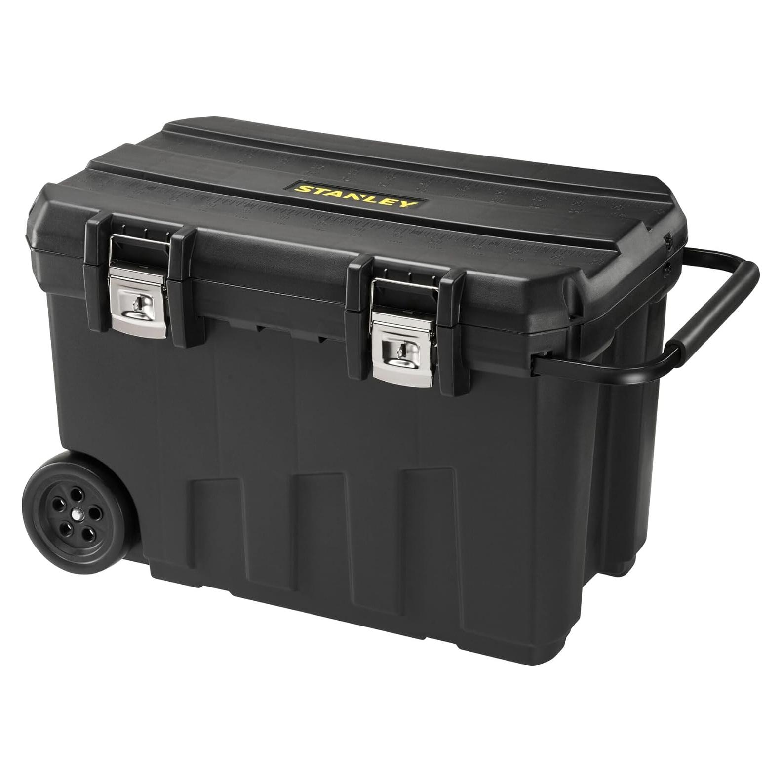 Cofre Móvil Stanley 109 Litros Negro Resistente