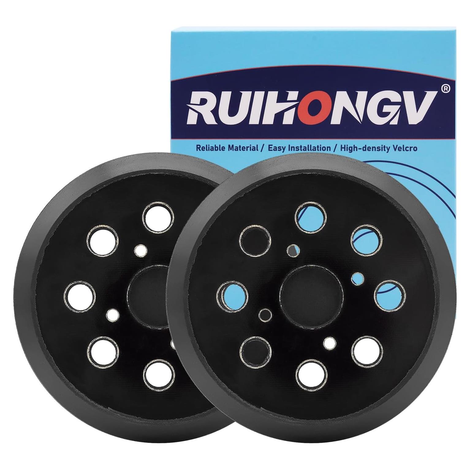 Pad de Reemplazo Lijadora Orbital RUIHONGV 5" Paquete de 2