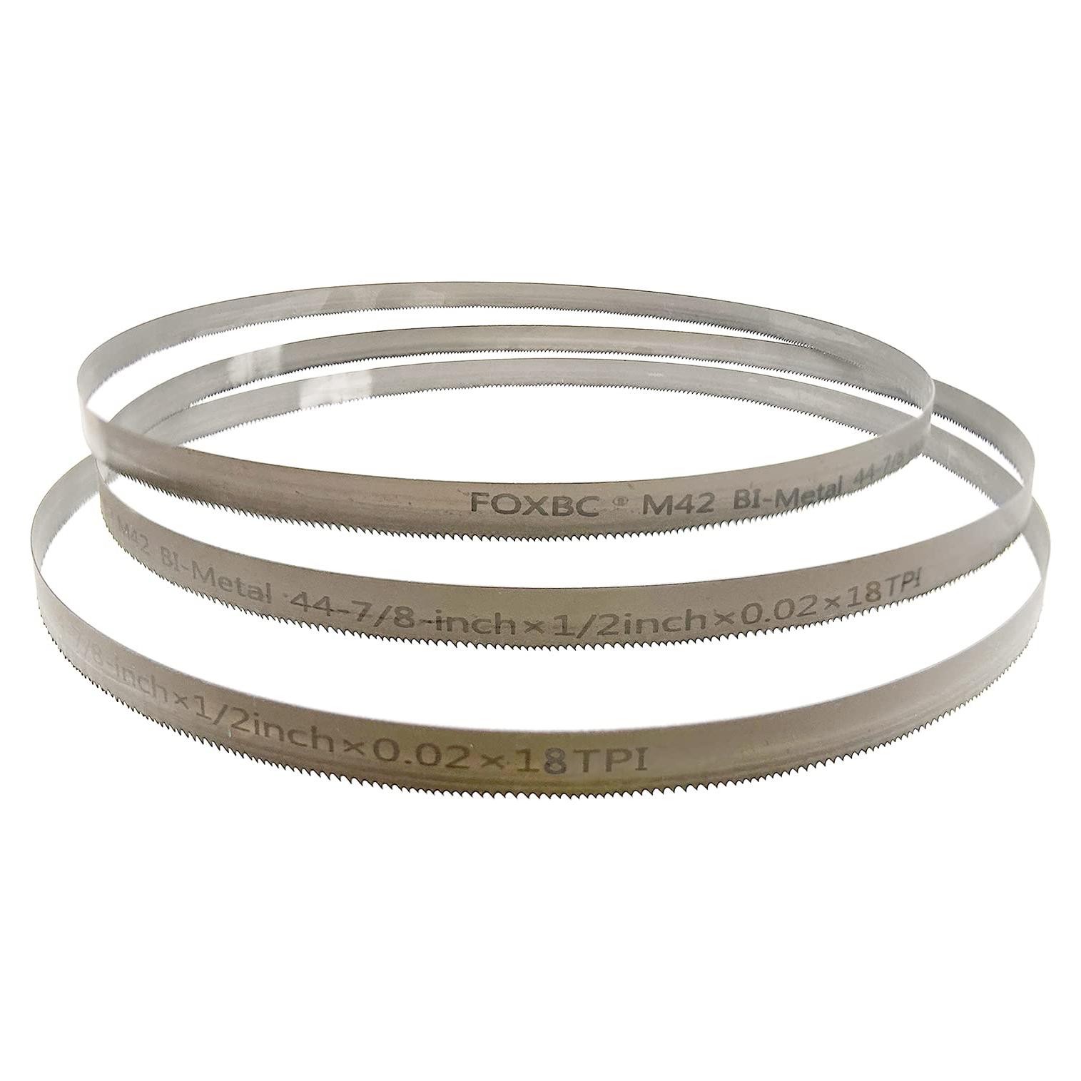 Cuchillas de sierra de cinta FOXBC 114 cm 18 TPI 3-Pack