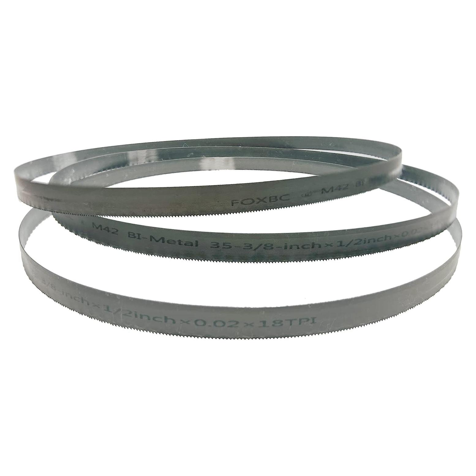 Cuchillas de Sierra de Banda FOXBC 35.38 cm 18 TPI Paquete de 3
