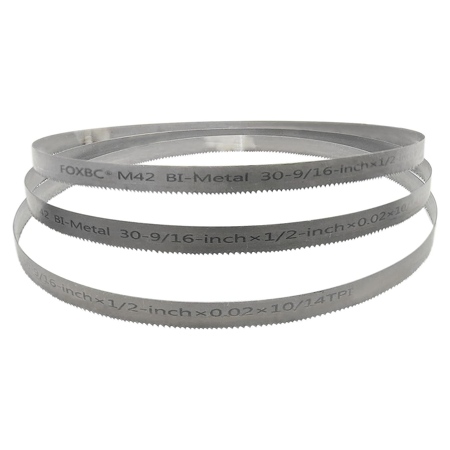 Hoja de Sierra de Cinta FOXBC 77.6 cm 10/14 TPI Paquete de 3