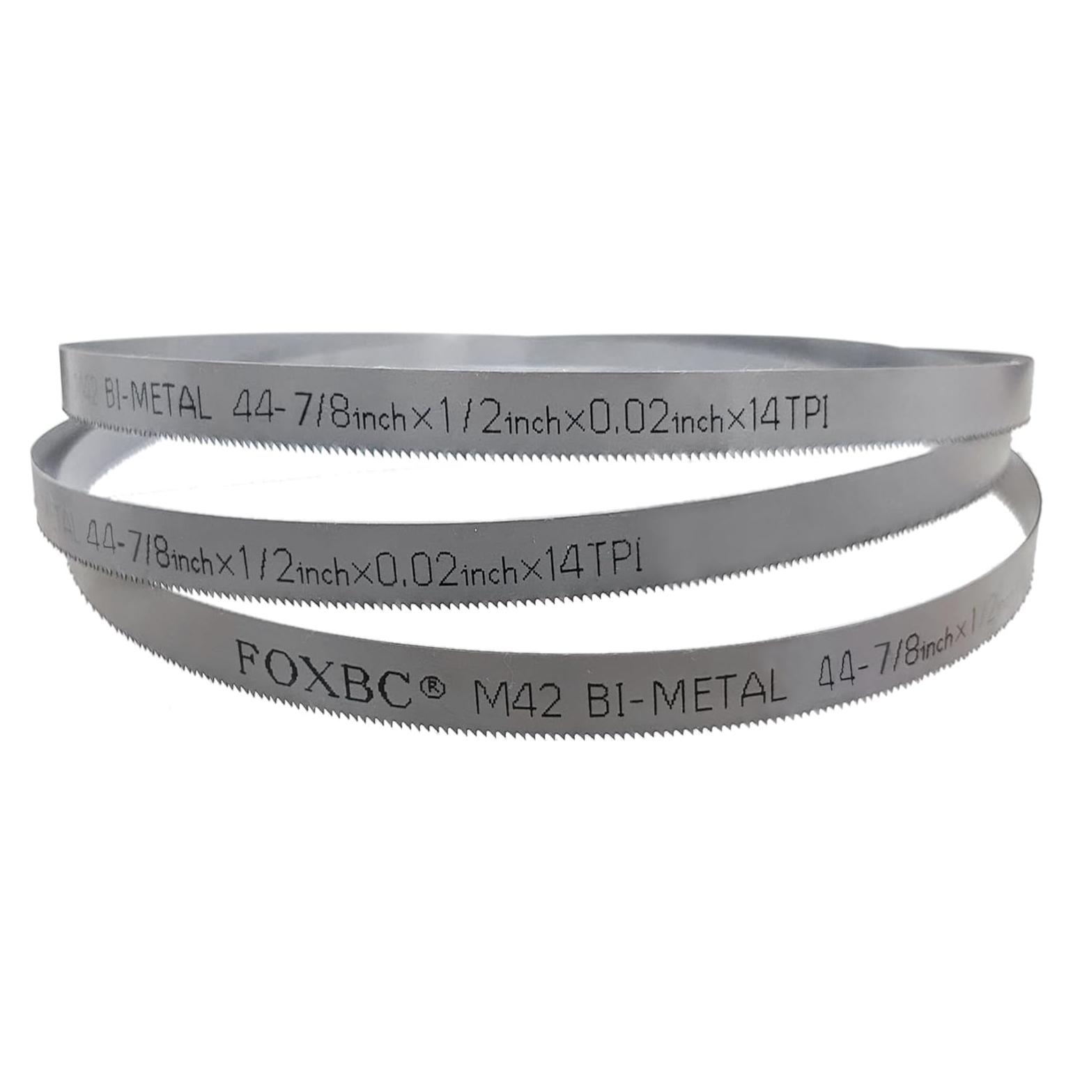 Cuchillas de sierra de cinta FOXBC 44.8 cm 14 TPI 3-Pack