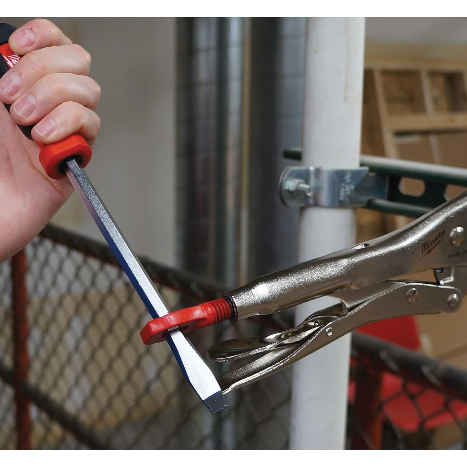 Alicate de bloqueo Milwaukee 12.7 cm ergonómico acero cromado