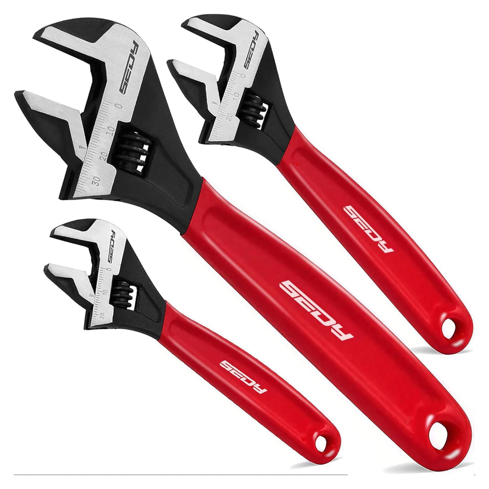 Juego de Llaves Ajustables SEDY 15.24-25.4 cm Acero CR-V