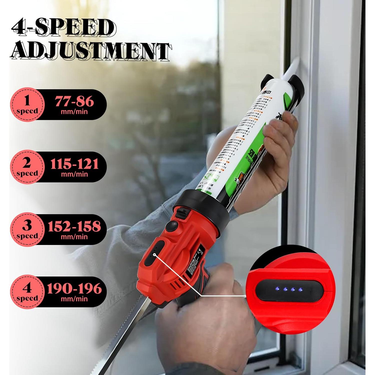 Pistola de Silicona Inalámbrica Milwaukee 18V 10 Oz con LED