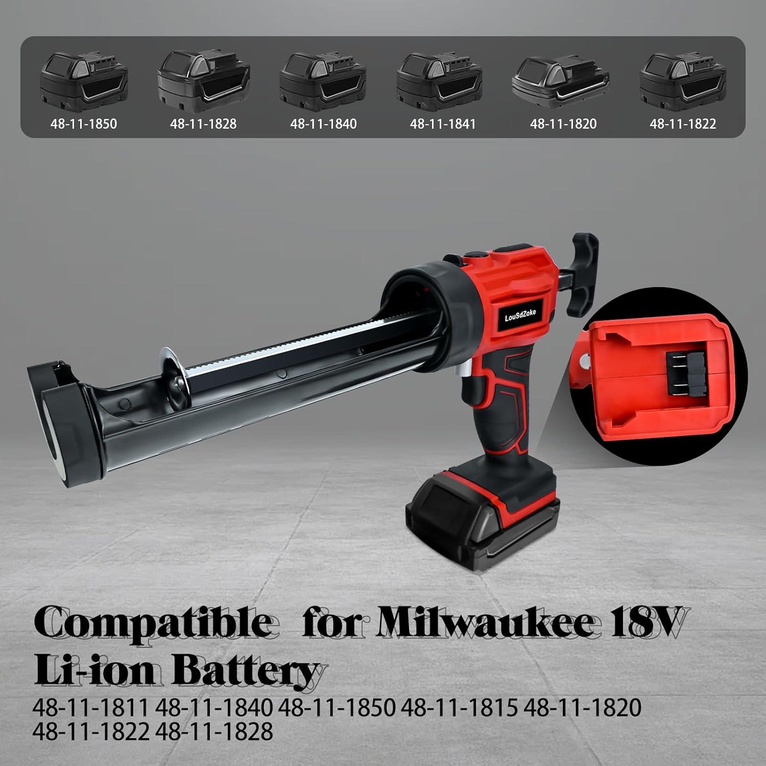 Pistola de Silicona Inalámbrica Milwaukee 18V 10 Oz con LED