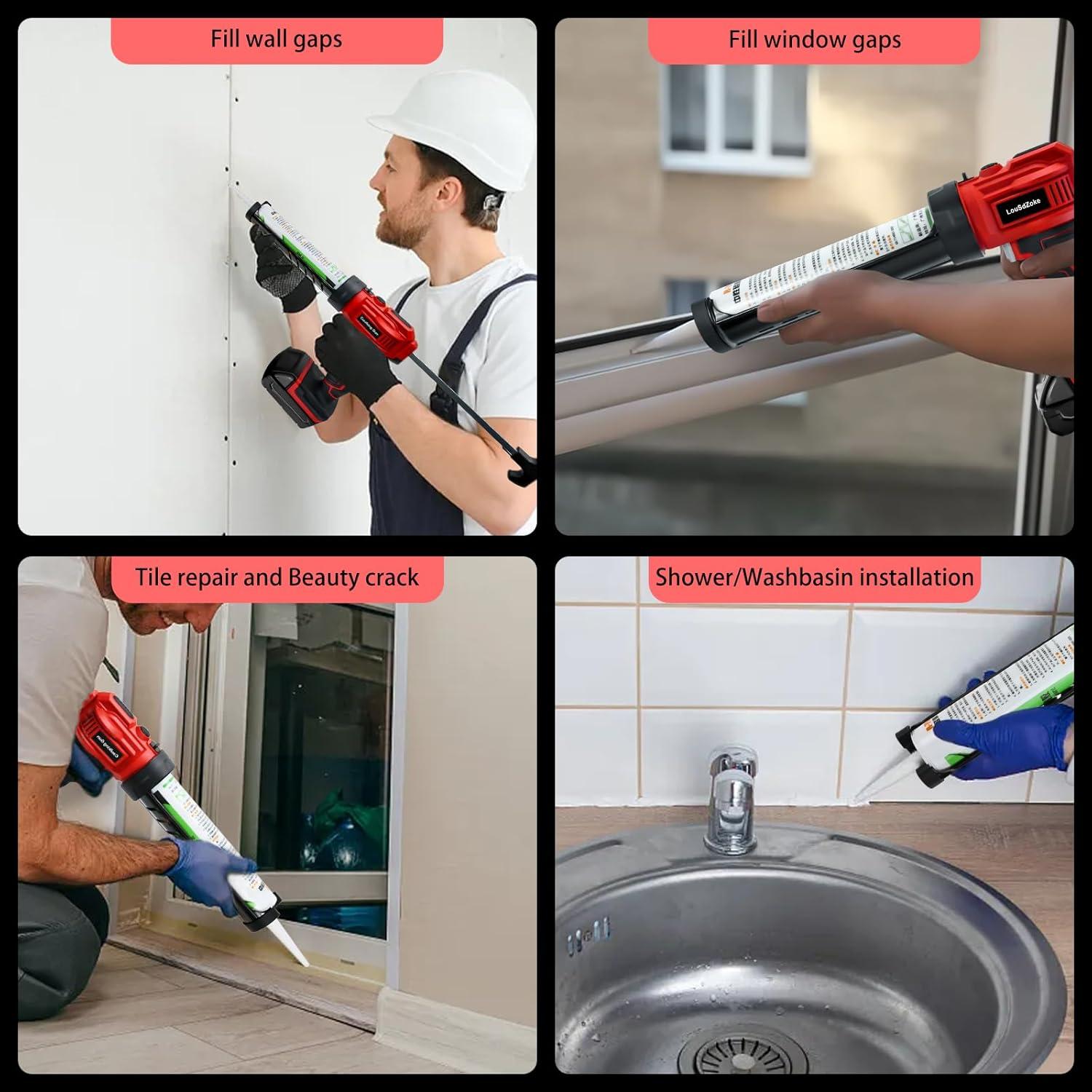 Pistola de Silicona Inalámbrica Milwaukee 18V 10 Oz con LED