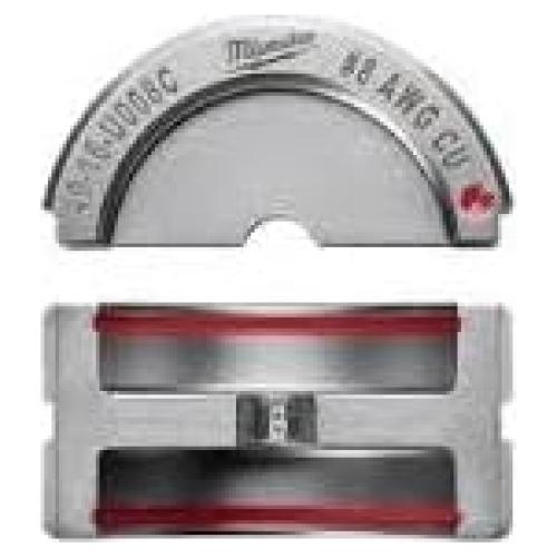 Die de Crimpado Milwaukee Electric Estilo U 8 AWG 6 Toneladas