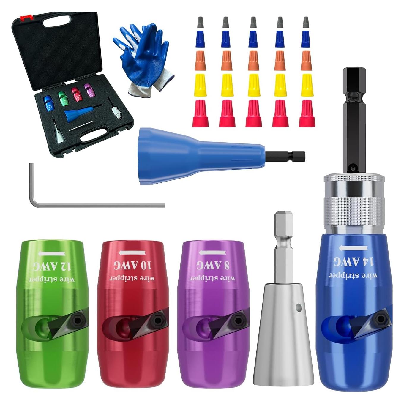 Desforrador de Cables Eléctrico GXILLPEI 15 Piezas 8-14 AWG