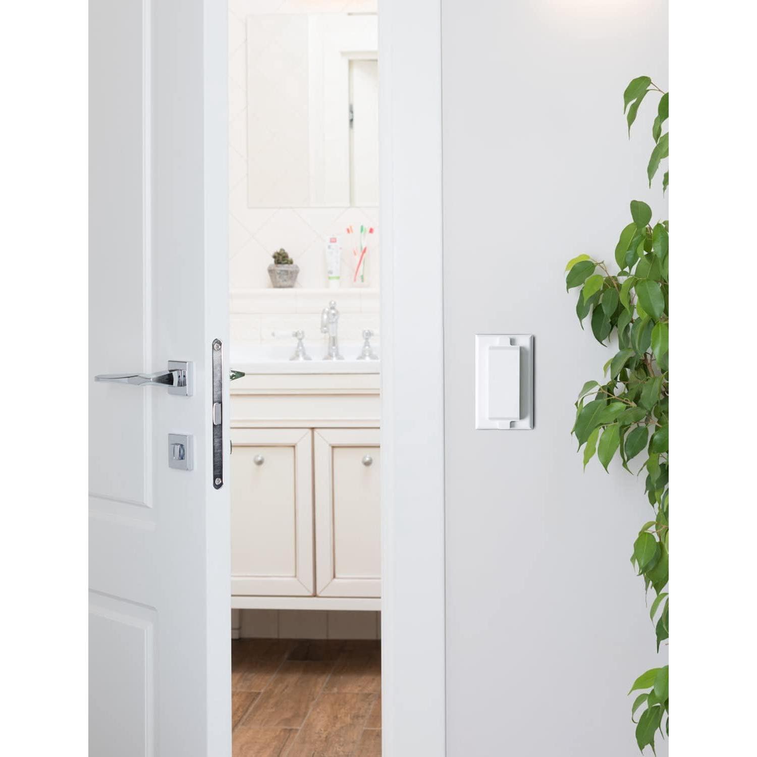 Cubierta Magnética para Interruptores ILIVABLE Blanca 1 Paquete