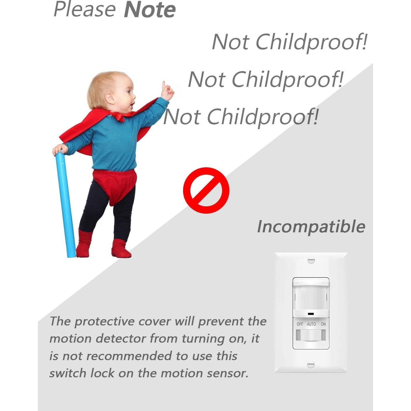 Cubierta Magnética para Interruptores ILIVABLE Blanca 1 Paquete