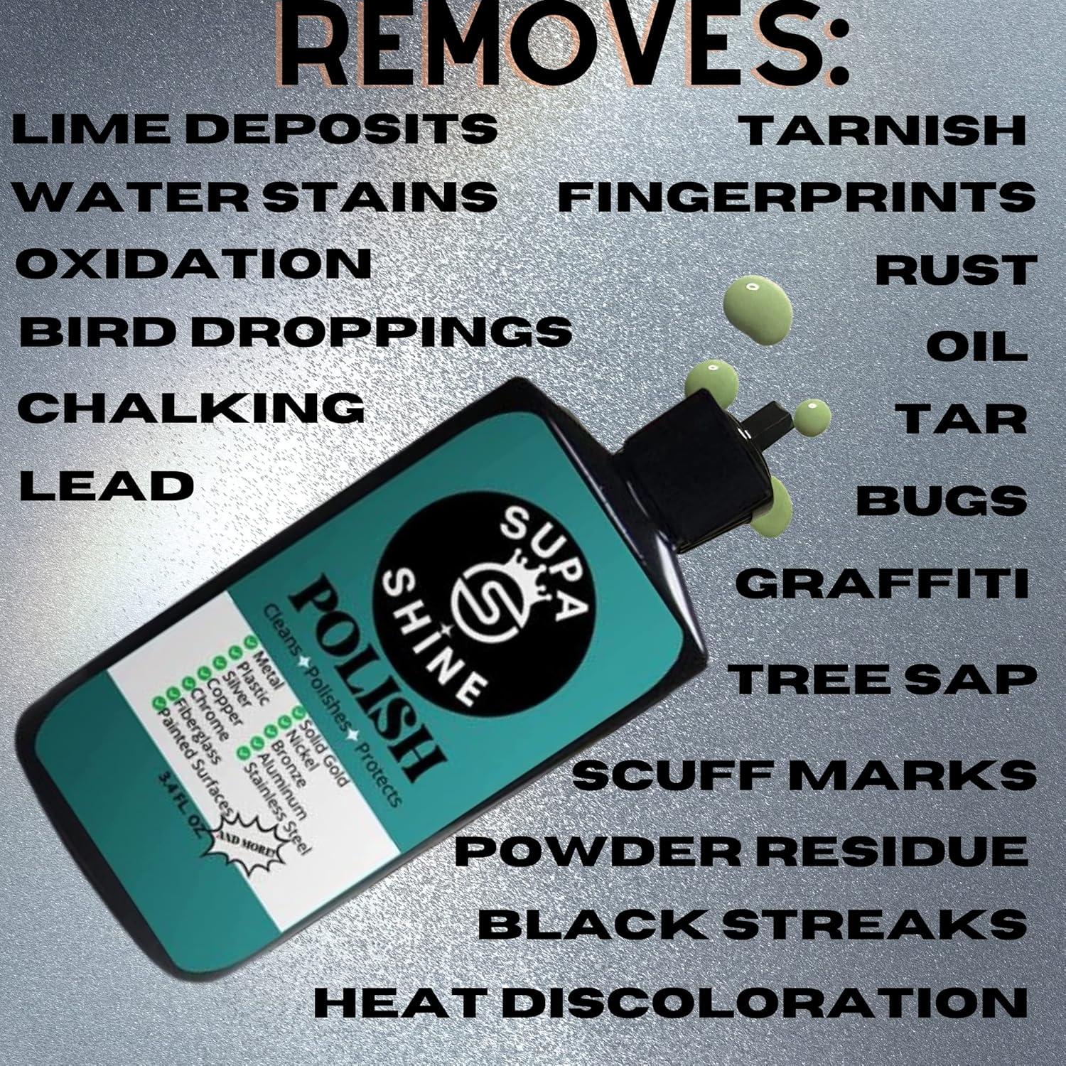 Kit de Pulido Milwaukee 7" con 3 Almohadillas y Supa Shine