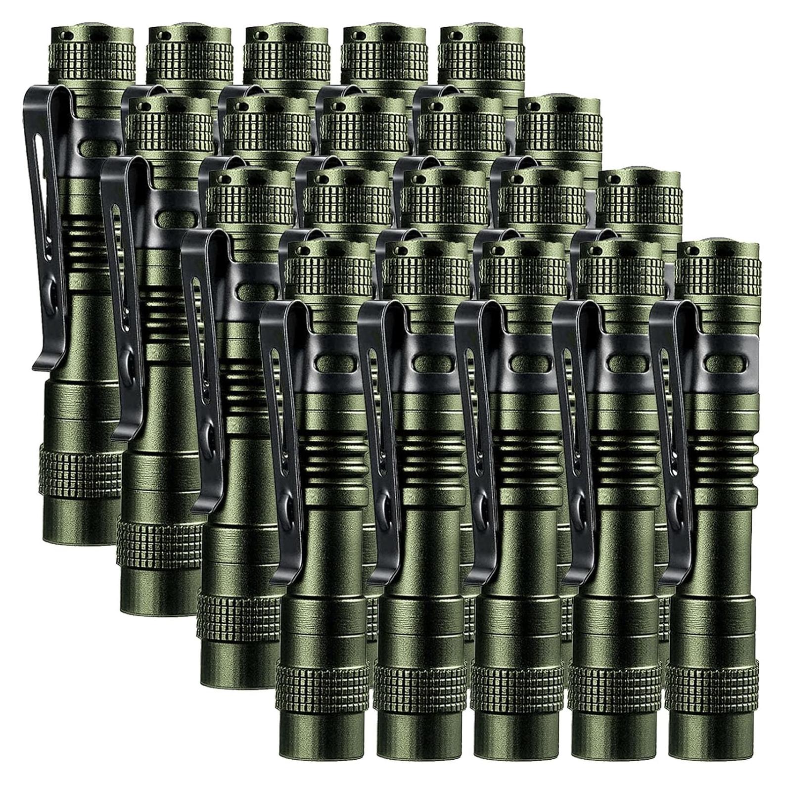 Beieverluck Paquete de 20 Linternas LED Pequeñas Verdes