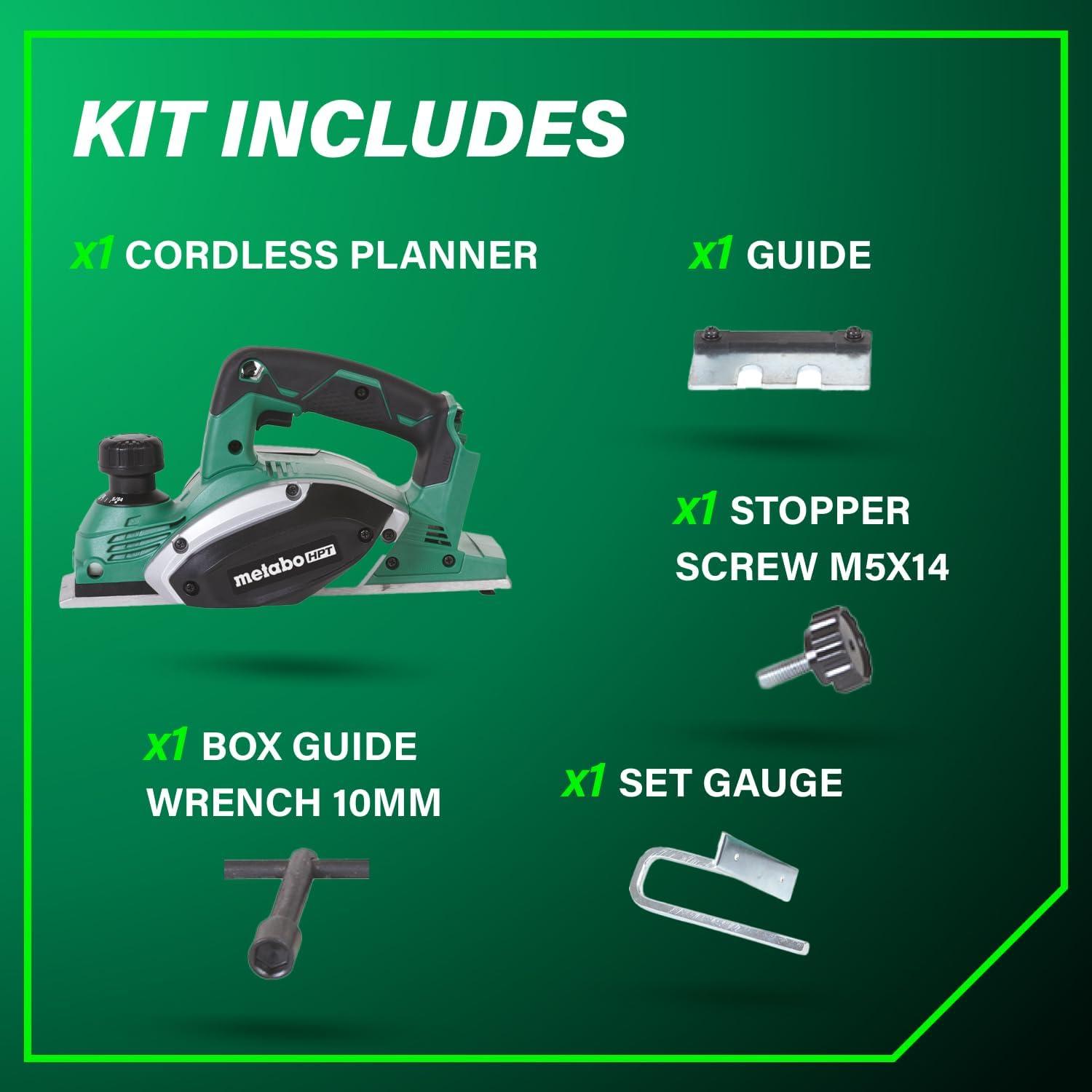 Planificador Inalámbrico Metabo HPT 18V P18DSLQ4 8.25 cm