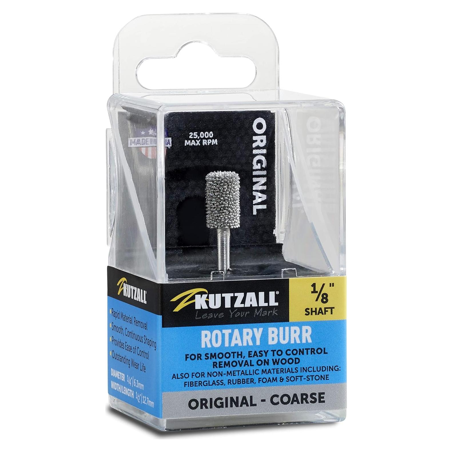 Fresa Rotativa Kutzall C-14-E, Gruesa, 6.35mm, Carburo