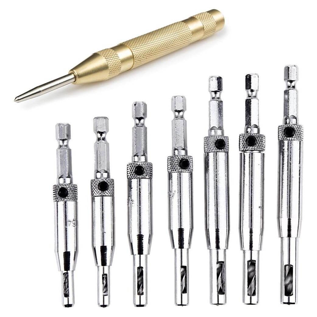 Juego de Brocas HIFROM con Punzonadora Automática 7 Piezas