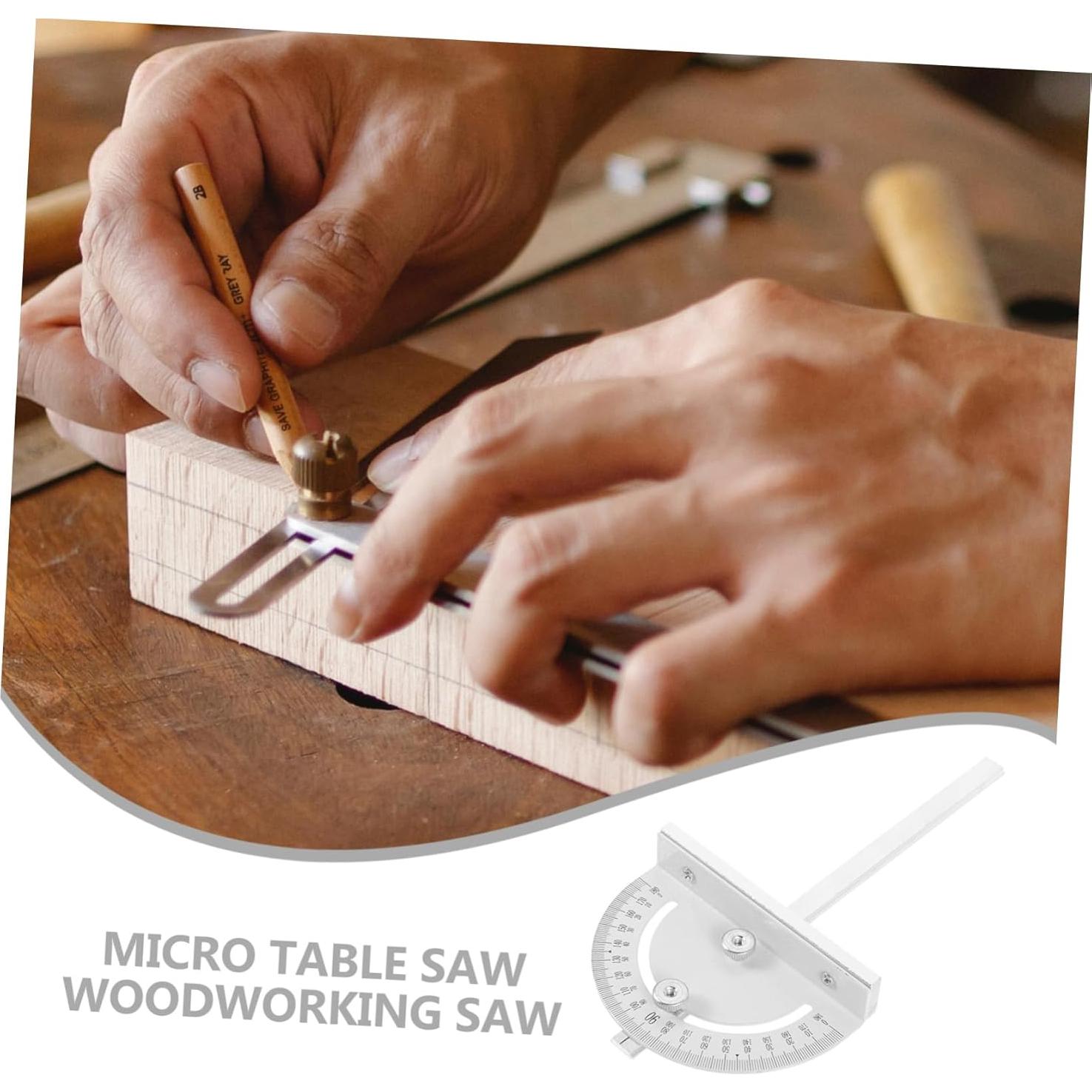 Regla de Ángulo Plegable UPKOCH para Sierra de Mesa 18cm