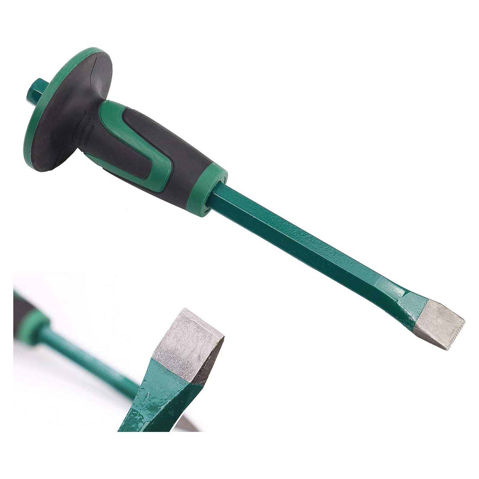 Cincel de Albañil Lestino 30 cm Acero Forjado Antideslizante