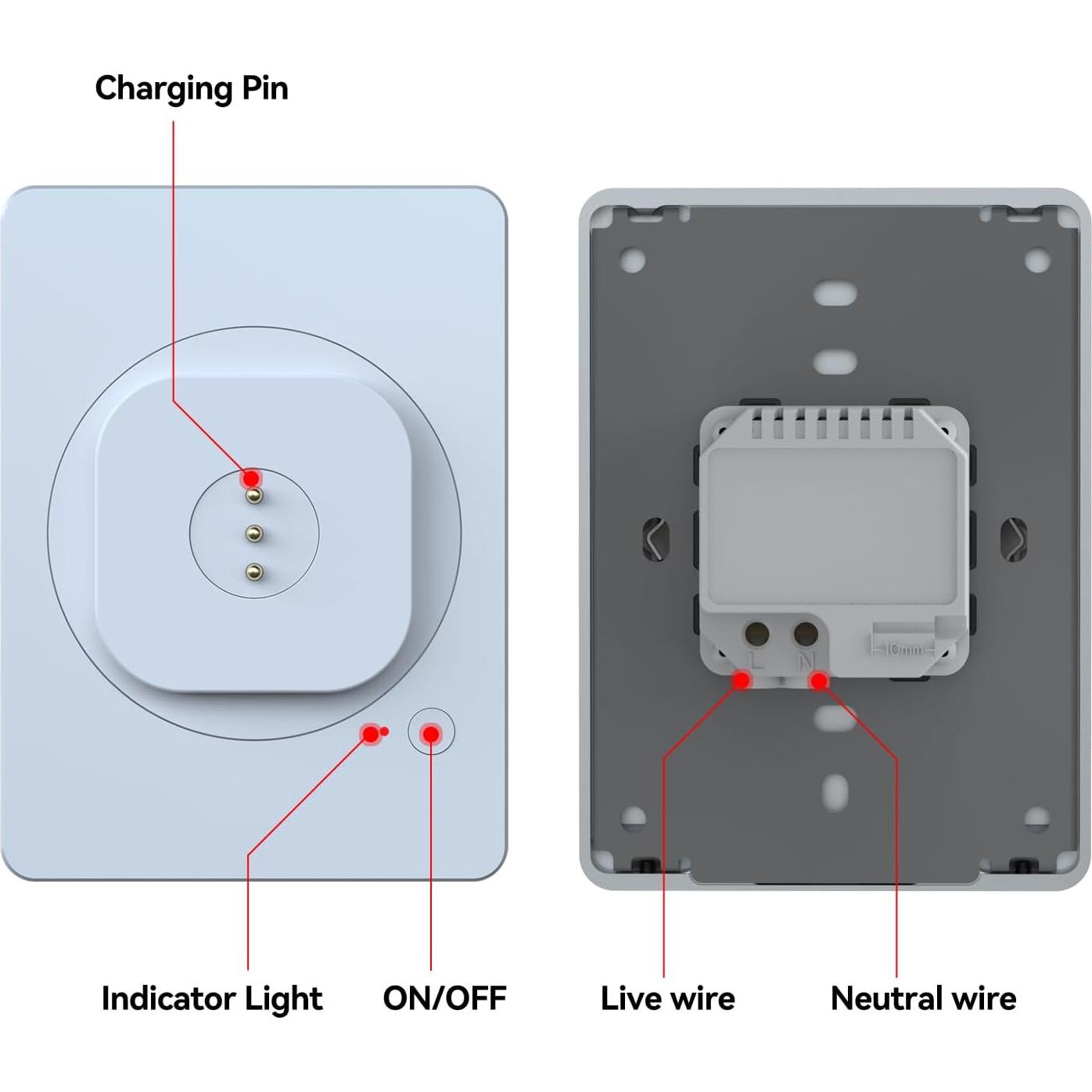Soporte de Pared Magnético EMONITA para iPad Air/Pro 11"