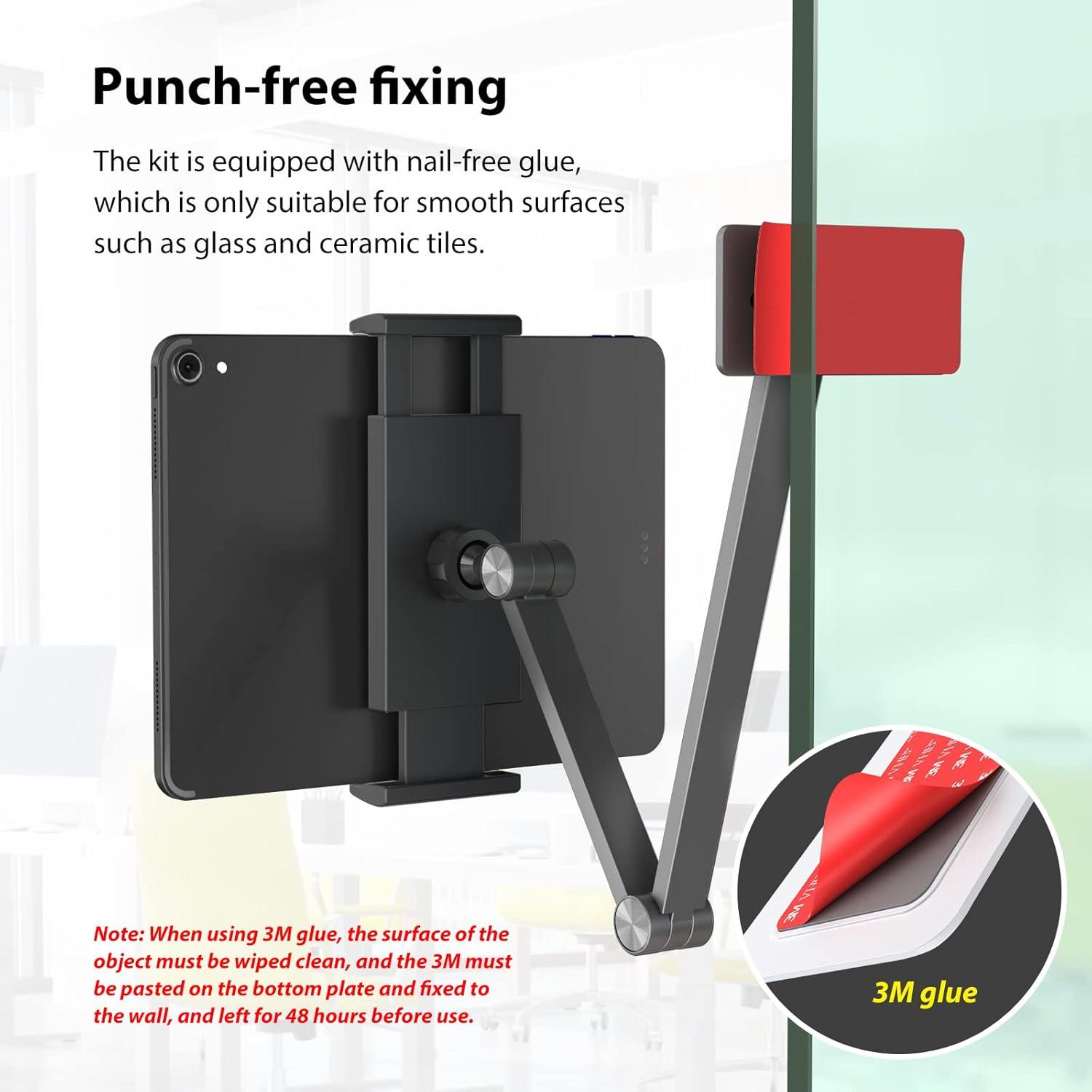 Soporte de Pared BEWISER para Tabletas 4.7-12.9" Ajustable