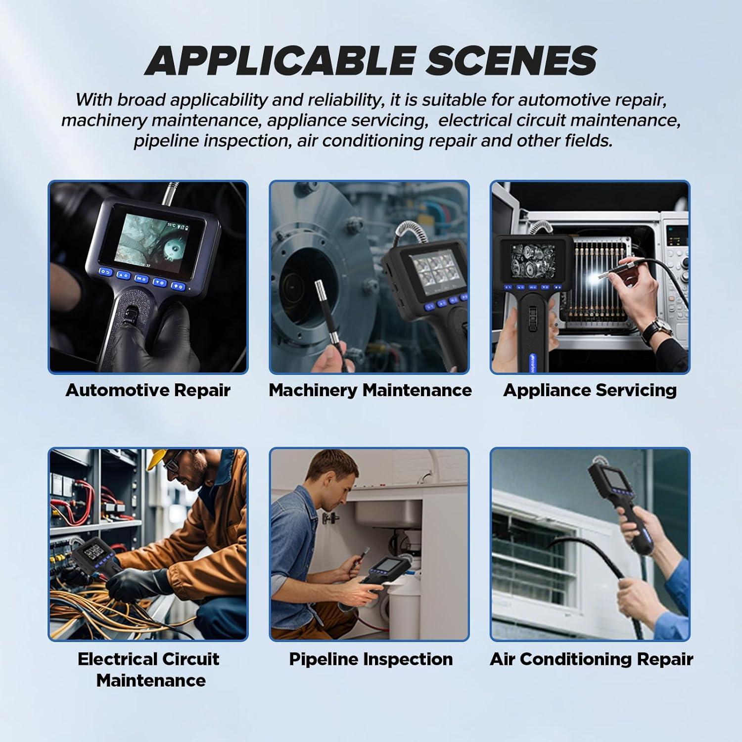 Endoscopio Articulado MR CARTOOL 6.25mm HD 1080P IP67