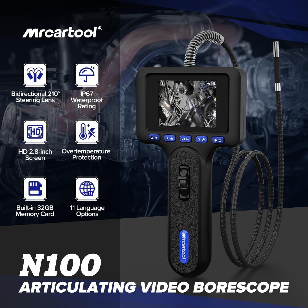 Endoscopio Articulado MR CARTOOL 6.25mm HD 1080P IP67
