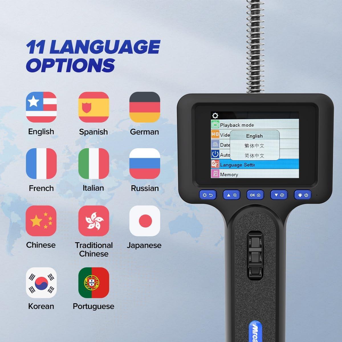 Endoscopio Articulado MR CARTOOL 6.25mm HD 1080P IP67