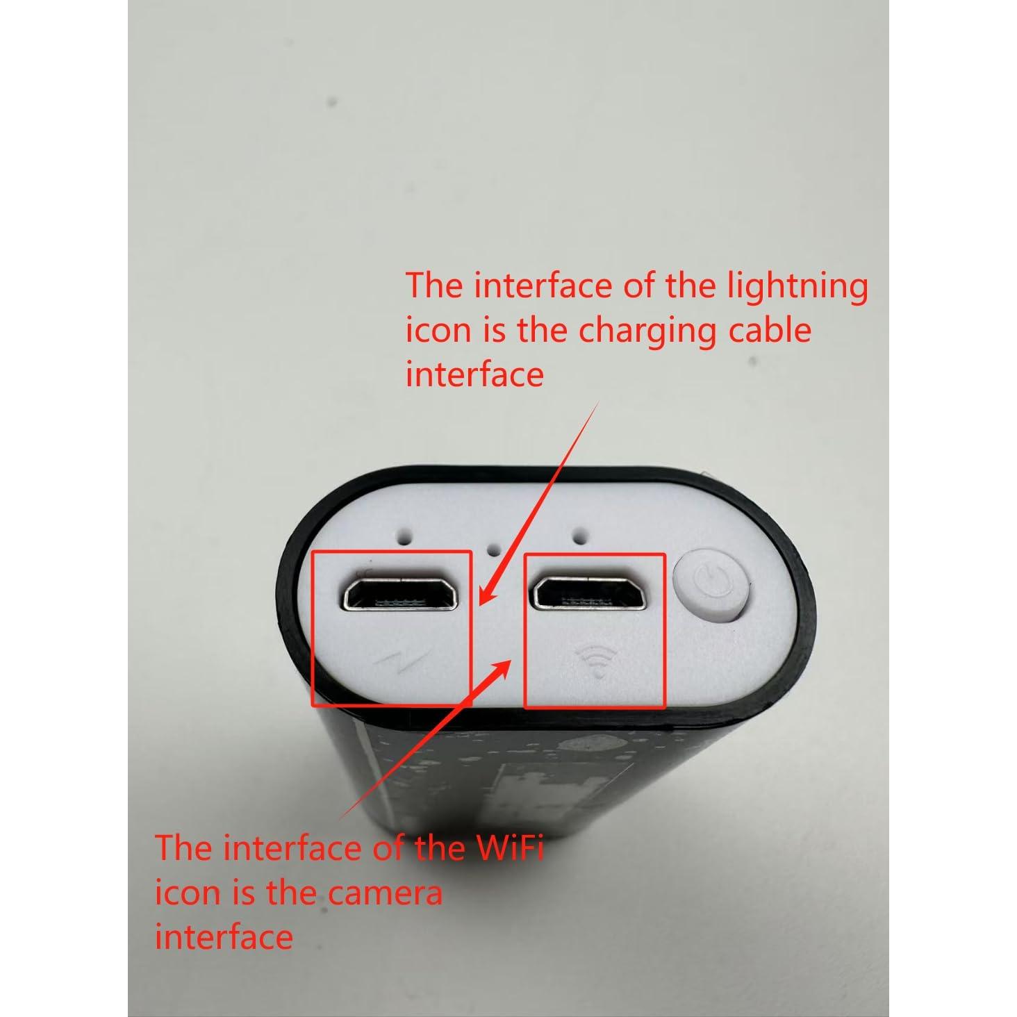 Endoscopio WiFi IPS IP Smart 2MP 5M Inalámbrico con Luz LED