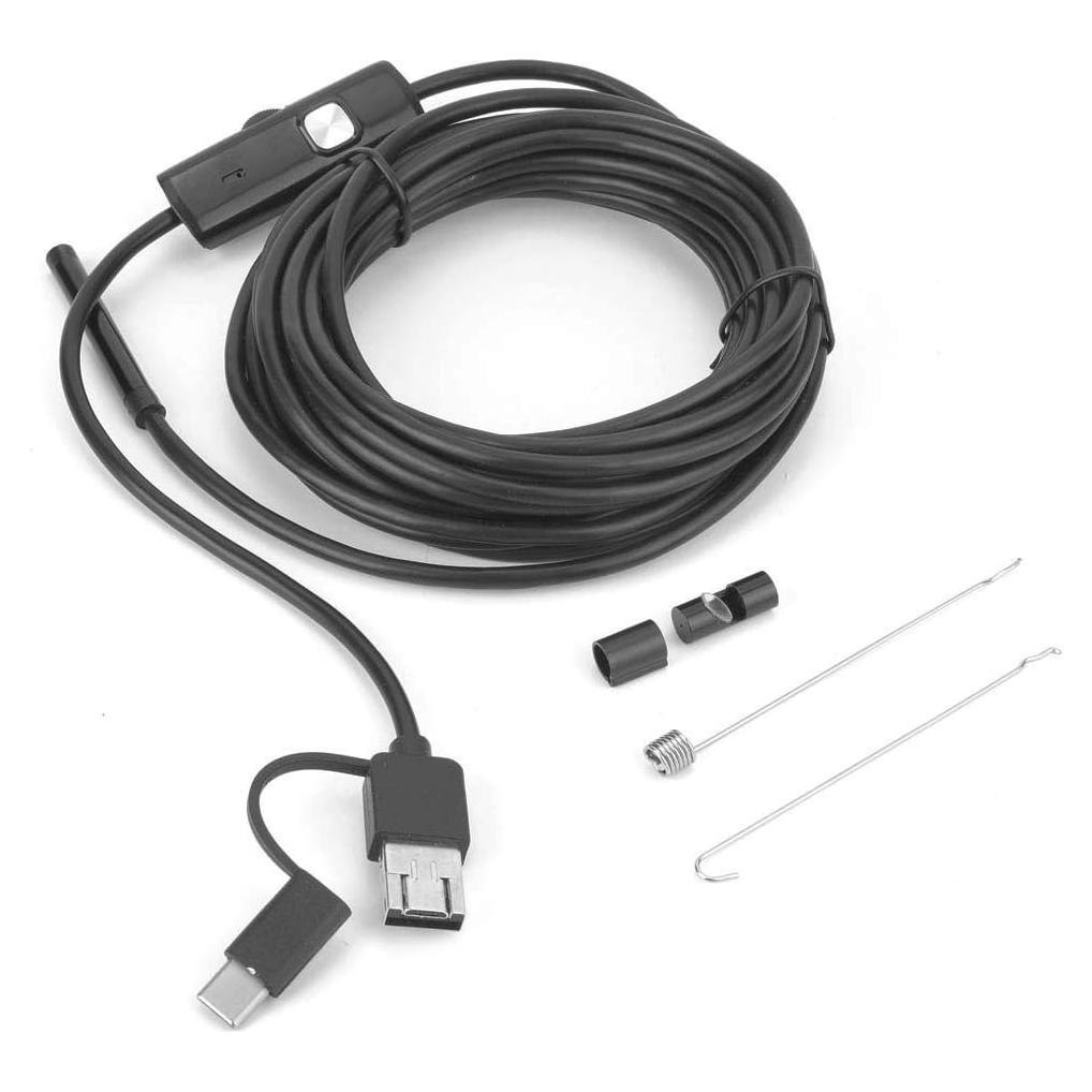 Endoscopio USB 3 en 1 WALFRONT 5.5mm IP67 5m 2.0MP