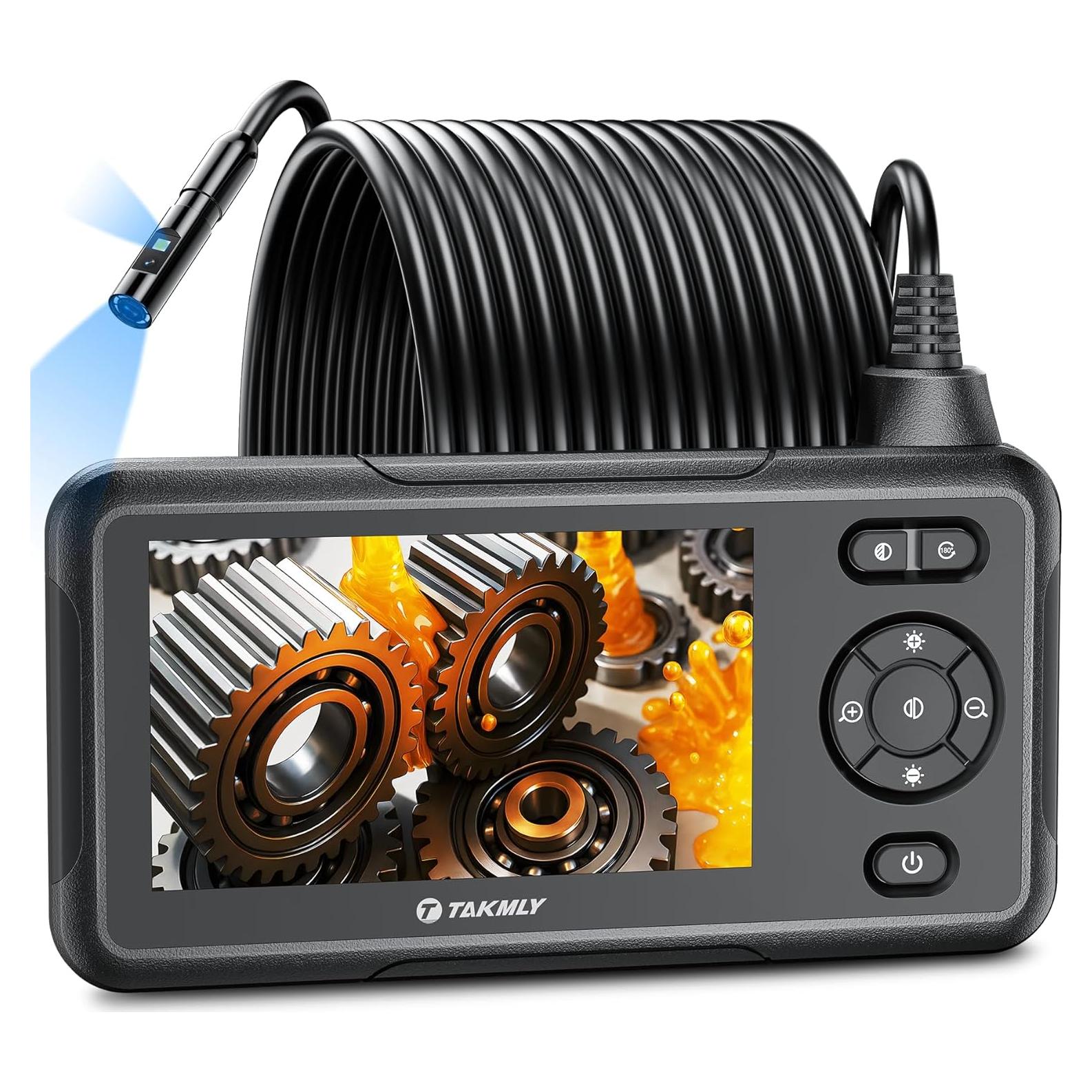 Cámara Endoscópica Industrial T TAKMLY 1080P 4.3" LCD IP67