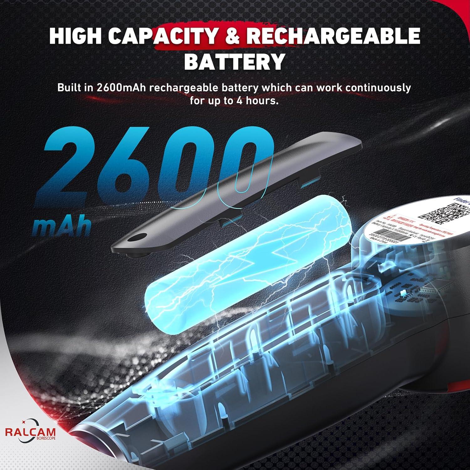 Borescopio Articulado Ralcam H408B-S1.5M 8.5mm 1.52m HD