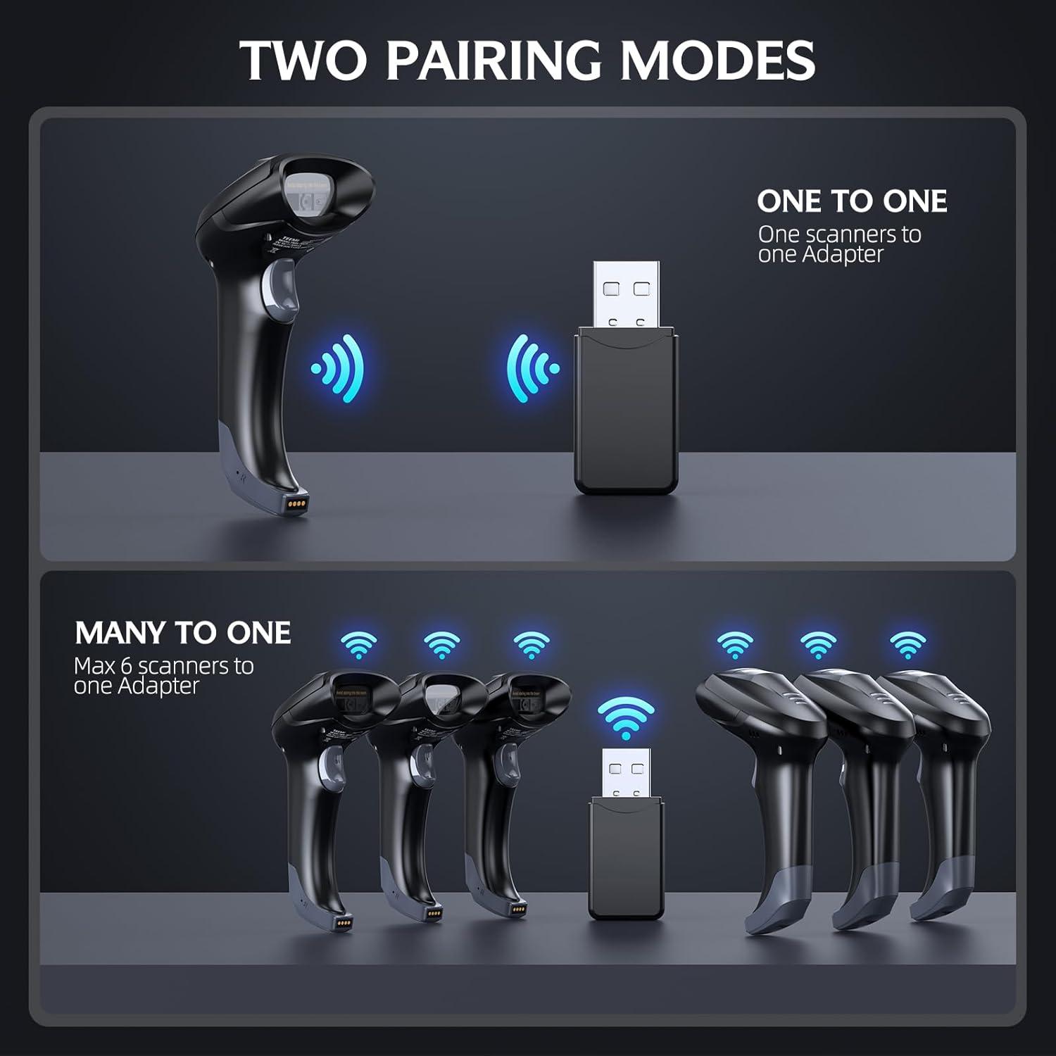 Escáner de Código de Barras Bluetooth TEEMI TMSL-56 1D 2D