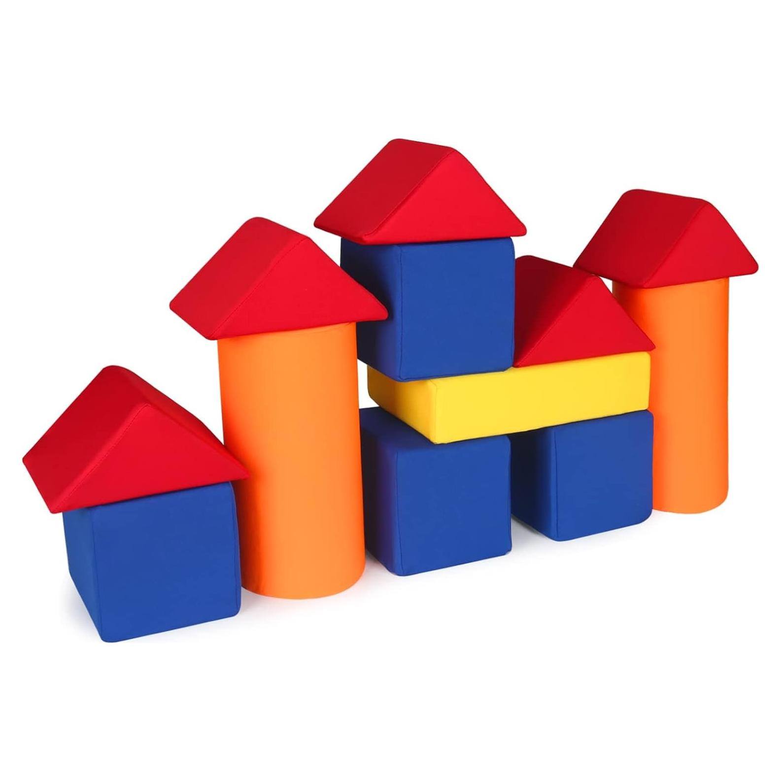 Bloques de Construcción de Espuma UHAPPYEE 12 Piezas Coloridos