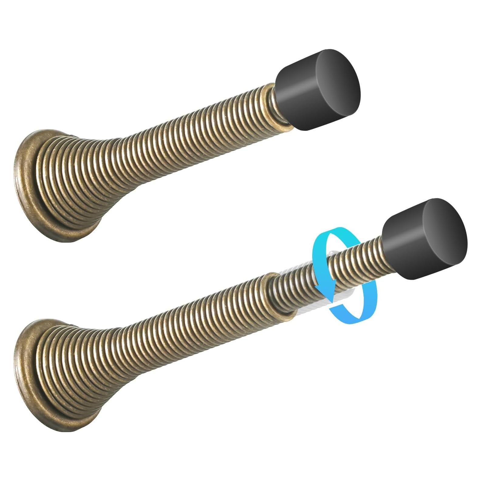 Topes de Puerta Telescópicos HOMOTEK 2 Piezas Brass Antiguo