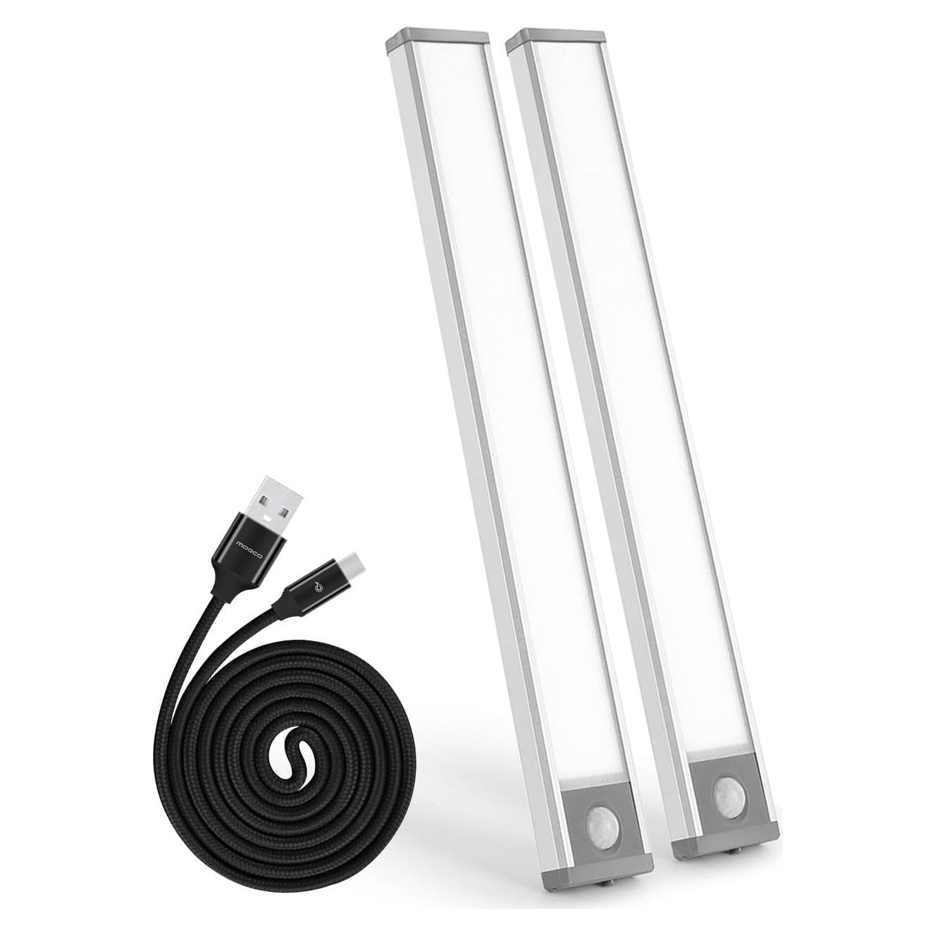 Luz Nocturna LED Recargable con Sensor de Movimiento LD40