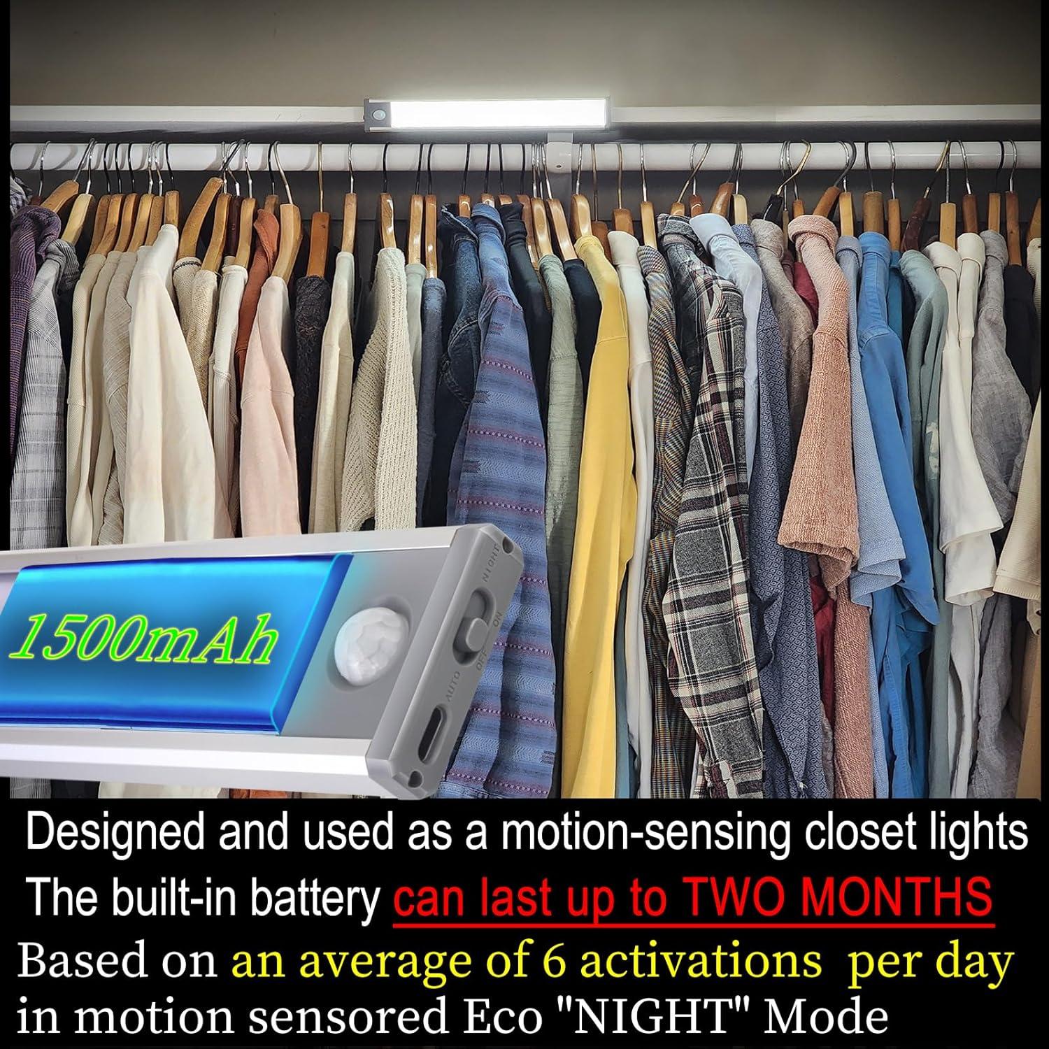 Luz Nocturna LED Recargable con Sensor de Movimiento LD40