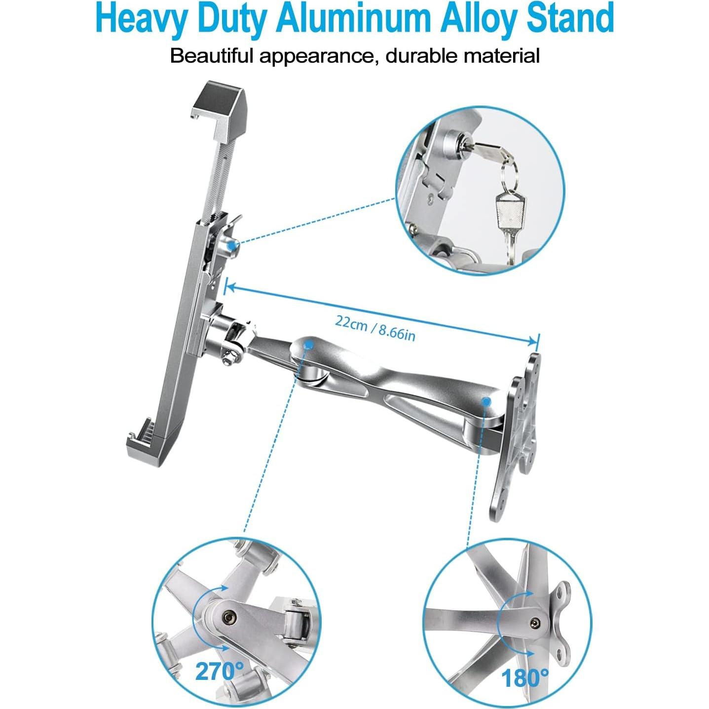 Soporte de Pared Anti-Robo Woleyi para Tabletas 9-14"