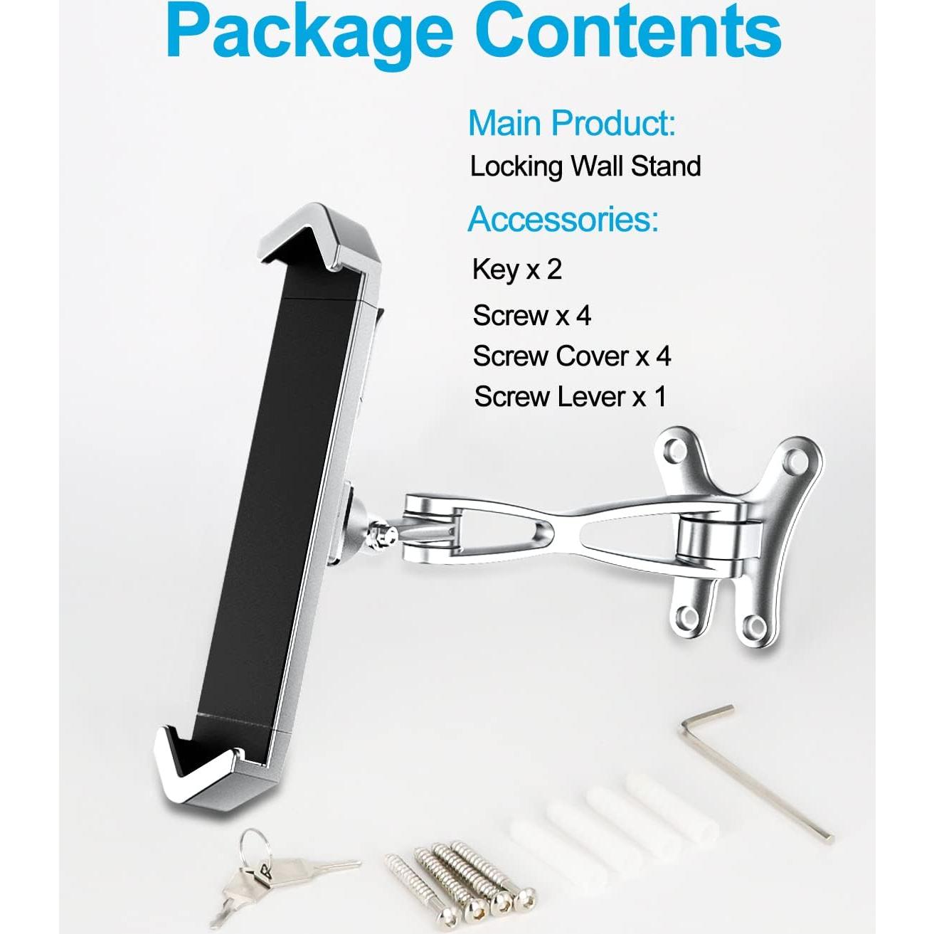 Soporte de Pared Anti-Robo Woleyi para Tabletas 9-14"