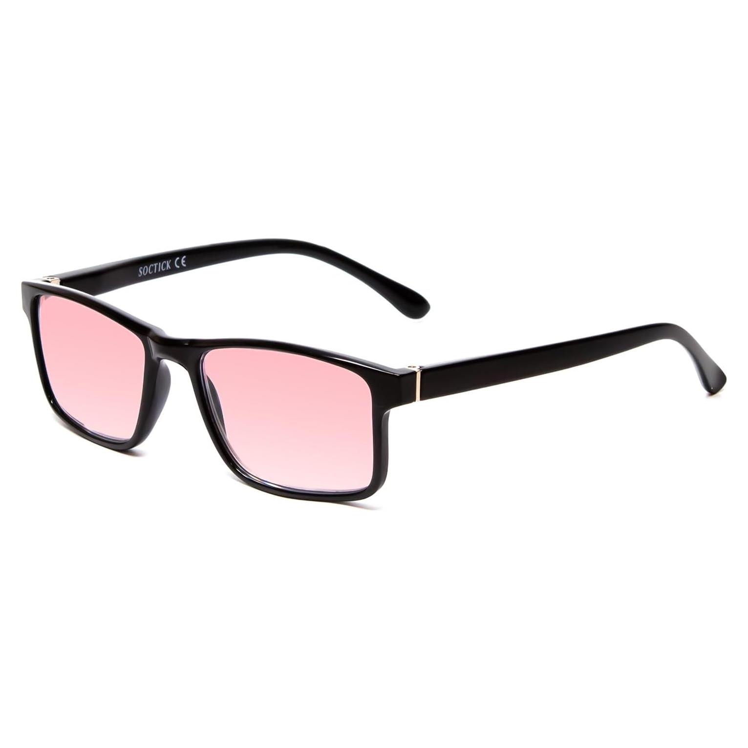 Gafas de lectura FL-41 Calabria Pink para fotofobia 1.25x